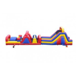 60ft rock climb obstacle course Utica Inflatables